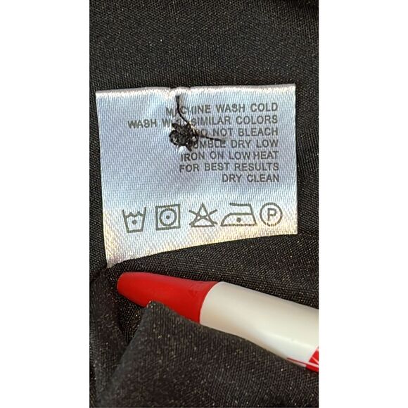 Shield-X Flex Men's Size Large Standard Fit Black Long Sleeve Button Down Shirt - Picture 7 of 8